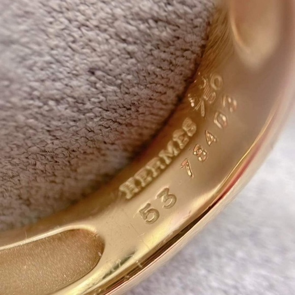 18k YG HERMES RING - Picture 3 of 4